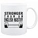 Mug White " STRONGER THAN A English Mastiff " Dogs