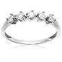 14k White or Yellow Gold 5-Stone Shared Prong Diamond Ring (1/4 cttw, I-J Color, I1-I2 Clarity)
