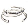 'Bless This Woman' Sterling Silver Cuff Bracelet