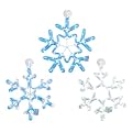 LED Window Snowflake - 3 Pk