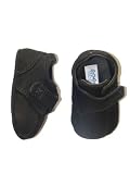 Black Nubuc Hook & Loop Oxford by Baby Deer