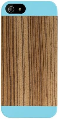 Triple C Designs Green Case Pop iPhone 5/5s Aqua/zebrawood