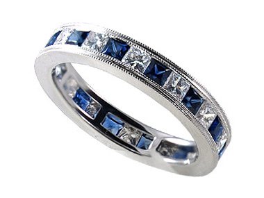 Sapphire Wedding Band