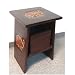 African Stool with Step - Handmade in Ghana