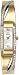 Women's Gold Tone Dress Mother Of Pearl Dial Crystal Bangle Style Link Bracelet