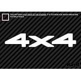 (2x) 4x4 - Jeep - Off Road - Sticker - Decal - Die Cut 