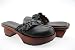 Gee Wawa Ruffles Black Leather logs