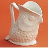 Two's Company Small Owl Pitcher Cream Ceramic