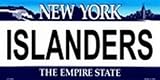 New York State Background License Plates - Islanders Plate Tag Tags auto vehicle car front