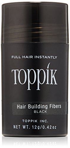 TOPPIK Hair Building Fibers, Black, 0.42 oz.