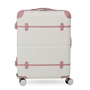 KABAS Casual Luggage Spinner Wheel Cinnamon Hard Shell suitcase Pure CREAM 24