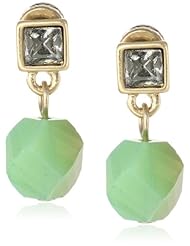 Kenneth Cole New York "Tropics" Two-Tone Faceted Bead Drop Earrings