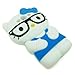 LliVEER 3d Cute Hello Kitty Cat Soft Silicone Rubber Gel Case Cover Skin for Samsung Galaxy S3 III I9300 (glasses/Blue)