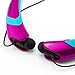 Rymemo 2016 Newest Match Color Universal Wireless Bluetooth 4.1 Music Stereo Sports Headset Headphone Vibration Neckband Style Earphone Earpiece for Cellphone, Blue-Purple