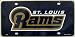 LP - 747 St Louis Rams NFL Football License Plate - 3002M