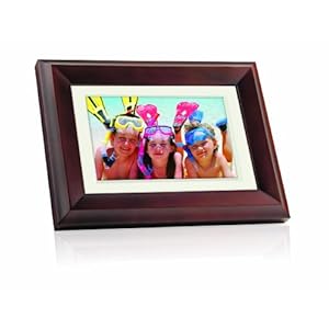 GiiNii GH-7AWP 7-Inch - InchAll-In-One- Inch Digital Picture Frame (Brown)
