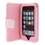 Premium Pink Folio Wallet Leather Case for Apple Ipod Touch Itouch 8Gb 16GB 32Gb 2G 3G 2nd 3rd Generation