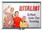 RITALIN EASIER THAN PARENTING ID CIGARETTE CASE WALLET