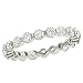 20 Round Bar Set Fluted Diamond Eternity Band 2.13cttw