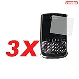3-Pack BlackBerry Tour 2 9650 Combo Screen Protector for BlackBerry Tour 2  ....