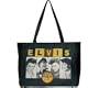 Elvis Presley Signature Product Women's Elvis and Sun Travel Tote Top Zip Handbag