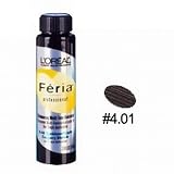 L'Oreal Feria Color # 4.01 2.4 oz. Soft Dark Ash Brown