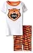 Gymboree Boys' Orange Tiger Short-Bottom Sleep Set