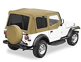 Bestop 5112314 Replace-a-top Almond Replacement Soft Top With Tinted Windows
