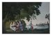 Chinese Playing Cards by a River, Anglo-Chinese School Holidays Giclee Poster Print b...