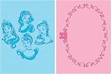 Cuttlebug A2 Embossing Duo Set-Princesses