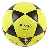 Mikasa FT5 Goal Master Soccer Ball (Yellow/Black, Size 5)