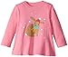 Zutano Baby Girls' Winter Bunny Screen Long Sleeve Swing Tee