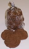 Scott s Cakes 1/2 lb. Chocoate Raspberry Shortbread Cookies in a Gingerbread Man Bag