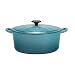 Kitchen & Housewares : Le Creuset Enameled Cast-Iron 5-1/2-Quart Round French Oven, Caribbean