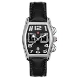 Michele Sport Barrel Leather Strap Watch by Michele