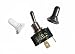 Ancor 555105 Marine Grade Electrical Nickel Plated Brass Toggle Switch Waterproof Toggle Boot (5-Pack)