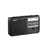 Sony ICF38 Portable AM/FM Radio (Black)