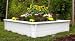 4X4 2-Rail Cedar Color Raised Bed Garden Kit