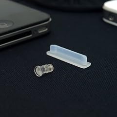SP057:ポートキャップセット for iPhone4S/4（クリア）_「iPhone キャップ」「イヤホン ジャック」「ホコリ侵入防止」