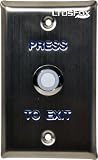Crosfox CFX-RDBEB-5004 Illuminated Vandal Resistant Push-To-Exit- Button