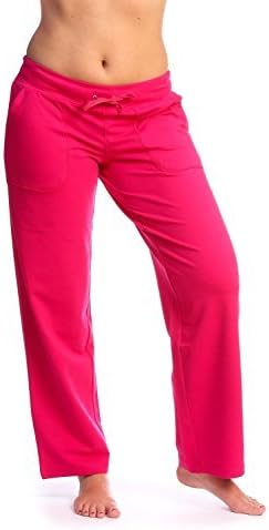 Lolo Lime Women's French Terry Lounge Sweatpants (Small, Pink Possy)