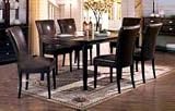 Kitchen & Housewares : 7 Piece Brown Soho Dining Table Set