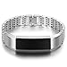 bayite Metal Bands for Fitbit Alta, 5.5 - 7.8 Inch Style D - Silver