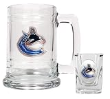 NHL Vancouver Canucks Boilermaker Set - Primary Logo
