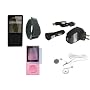 Accessory Bundle for Zune 4GB 8GB: quality skin case + sporty armband + usb car charger + usb wall charger + usb retractable cable + screen protector + premium earphone