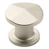 Amerock BP24003-SN Galleria Signature Knob, 30 mm Diameter, Satin Nickel