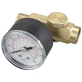 IIT Air Regulator With Gauge - 1/4in. Fitting, 160 PSI
