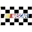 NASCAR Checkered NASCAR 3' x 5' Banner Flag
