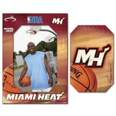 MIAMI HEAT OFFICIAL LOGO 4X6 PHOTO FRAME MAGNET