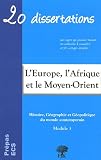 Géodynamique continentale de l Europe, de l Afrique, du Proche et du Moyen-Orient